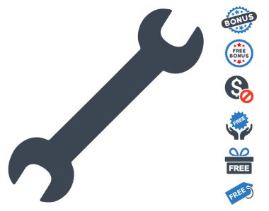 İngiliz anahtarı simgesini ücretsiz bonus