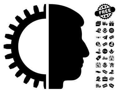 Ücretsiz Bonus ile Android kafa simgesi