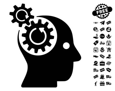Beyin Gears döndürme simgesi ücretsiz bonus