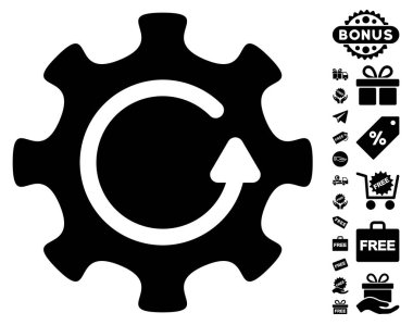 COG döndürme yönünü simgesi ücretsiz bonus