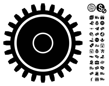 Ücretsiz Bonus dişli simgesiyle