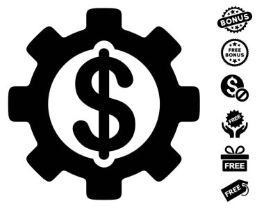 Ücretsiz Bonus ile Geliştirme maliyet simgesi