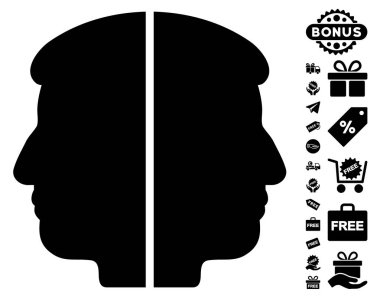 Çift yüzlü simgesi ücretsiz bonus