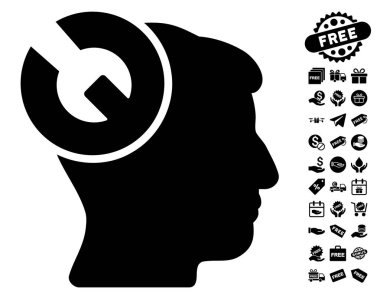 Kafa cerrahi Wrench kutsal kişilerin resmi ile ücretsiz Bonus