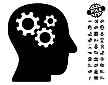 Ücretsiz Bonus ile akıl Gears simgesi