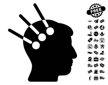 Sinirsel arayüz simgesi ücretsiz bonus