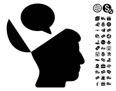 Açık fikirli görüş simgesi ücretsiz bonus