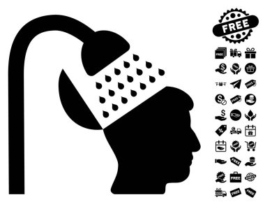 Açık fikirli duş simgesi ücretsiz bonus