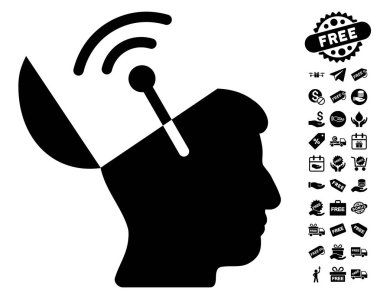 Açık fikirli radyo arayüzü simgesi ücretsiz bonus