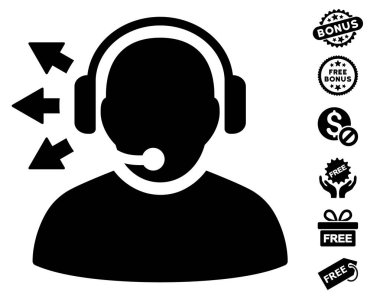 Operatör cevap konuşma simgesini ücretsiz bonus