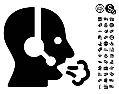 Operatör konuşma simgesini ücretsiz bonus