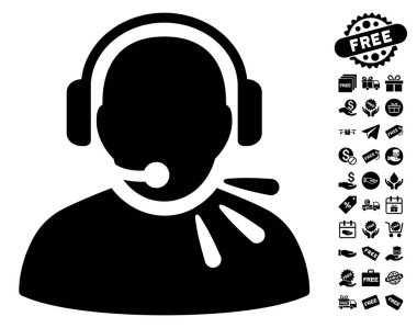 Operatör konuşma simgesini ücretsiz bonus