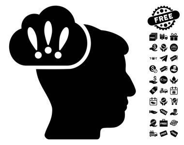 Ücretsiz Bonus ile sorun beyin fırtınası simgesi