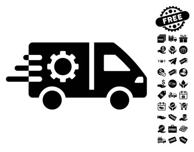 Ücretsiz Bonus ile hizmet araba simgesi