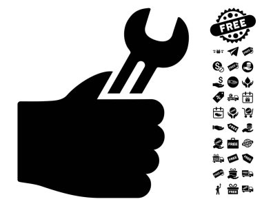 Hizmet el simgesi ücretsiz bonus