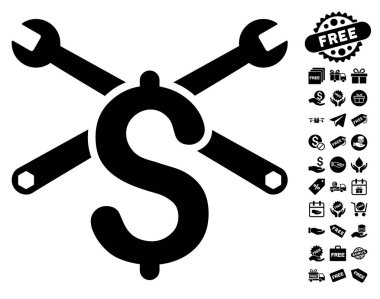 Hizmet fiyat simgesi ücretsiz bonus
