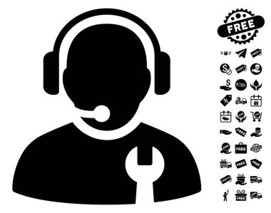 Ücretsiz Bonus ile hizmet işleç simgesi