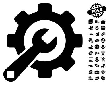 Ücretsiz Bonus simgesiyle hizmet araçları