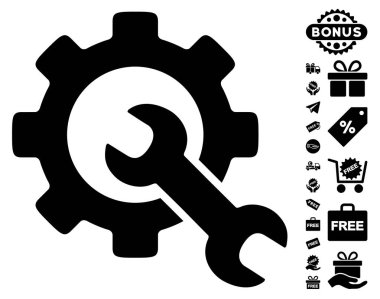 Ücretsiz Bonus simgesiyle hizmet araçları