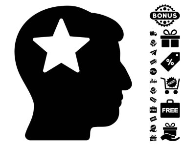 Ücretsiz Bonus ile yıldız kafa simgesi