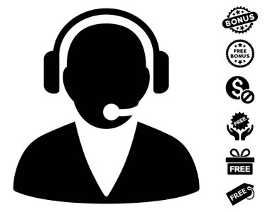 Ücretsiz Bonus ile destek işleç simgesi