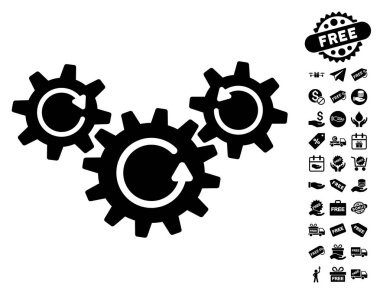 İletim tekerlekler döndürme simgesi ücretsiz bonus