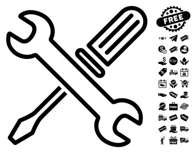 Araçlar simgesi ücretsiz Bonus ile ayarlama