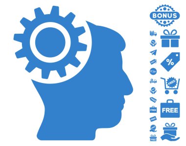 Beyin dişli simgesini ücretsiz bonus