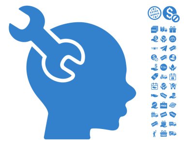 Beyin hizmet Wrench kutsal kişilerin resmi ile ücretsiz Bonus