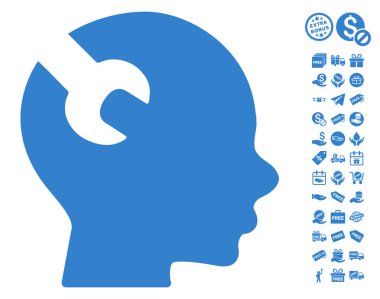 Beyin İngiliz anahtarı aracı simgesini ücretsiz bonus