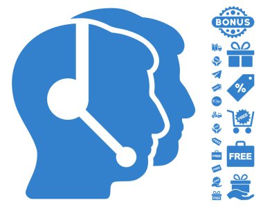 Çağrı merkezi operatörleri simgesi ücretsiz bonus