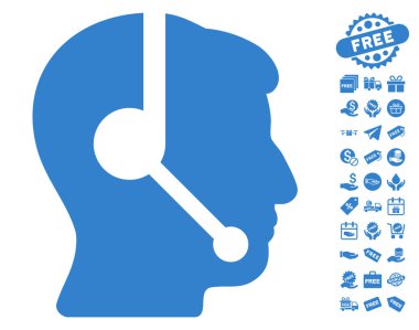 Çağrı Merkezi operatörü simgesi ücretsiz bonus