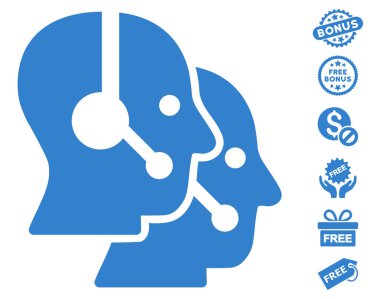 Çağrı merkezi operatörleri simgesi ücretsiz bonus