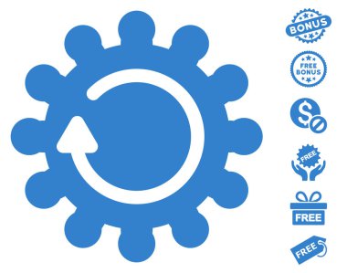 COG döndürme simgesi ücretsiz bonus