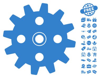 Ücretsiz Bonus dişli simgesiyle