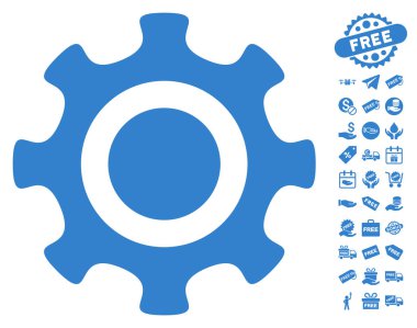 Ücretsiz Bonus dişli simgesiyle