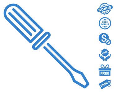 Kontur tornavida simgesi ücretsiz bonus