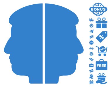 Çift yüzlü simgesi ücretsiz bonus