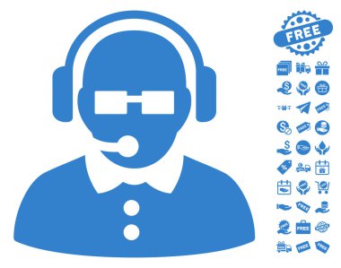 Ücretsiz Bonus ile kadın işleç simgesi