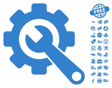 Dişli ve ücretsiz Bonus ile Wrench kutsal kişilerin resmi