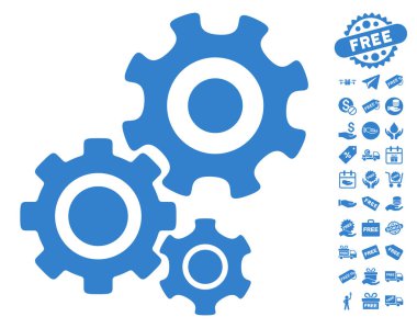 Dişli mekanizması simgesini ücretsiz bonus
