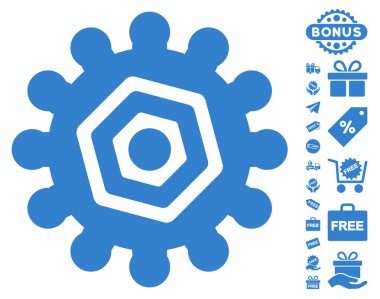 Dişli simgesini ücretsiz bonus