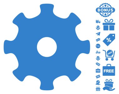 Dişli simgesini ücretsiz bonus