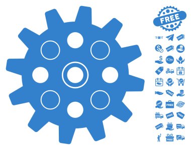 Ücretsiz Bonus ile gearwheel simgesi