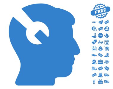 Kafa cerrahi Wrench kutsal kişilerin resmi ile ücretsiz Bonus