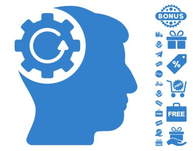 Akıl dişli döndürme simgesi ücretsiz bonus