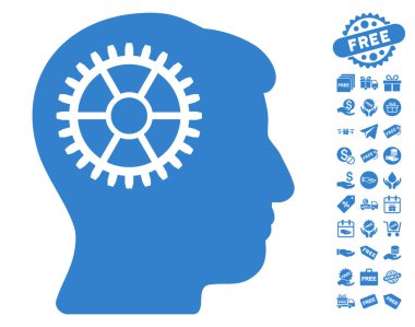 Ücretsiz Bonus ile akıl Cog simgesi