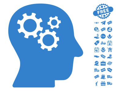Ücretsiz Bonus ile akıl Gears simgesi