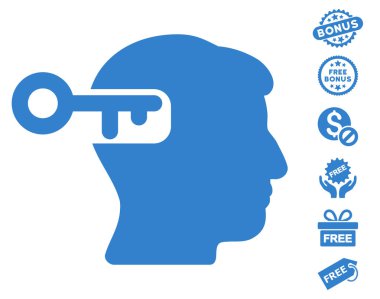 Ücretsiz Bonus ile akıl anahtar simgesi