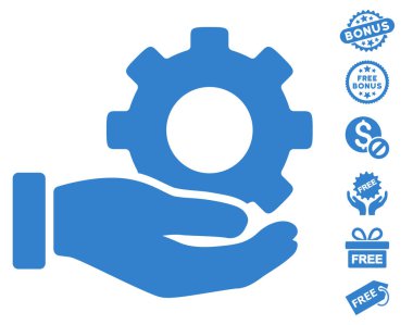 Mekanik vites hizmet el simgesi ücretsiz bonus